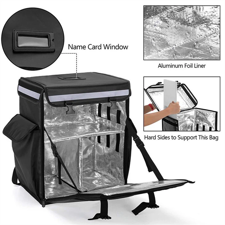 Custom Food Delivery Backpack Bag 
