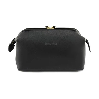 Trendy PU crna toaletna torba